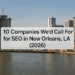 10 Companies We'd Call First for SEO in New Orleans, LA (2026)