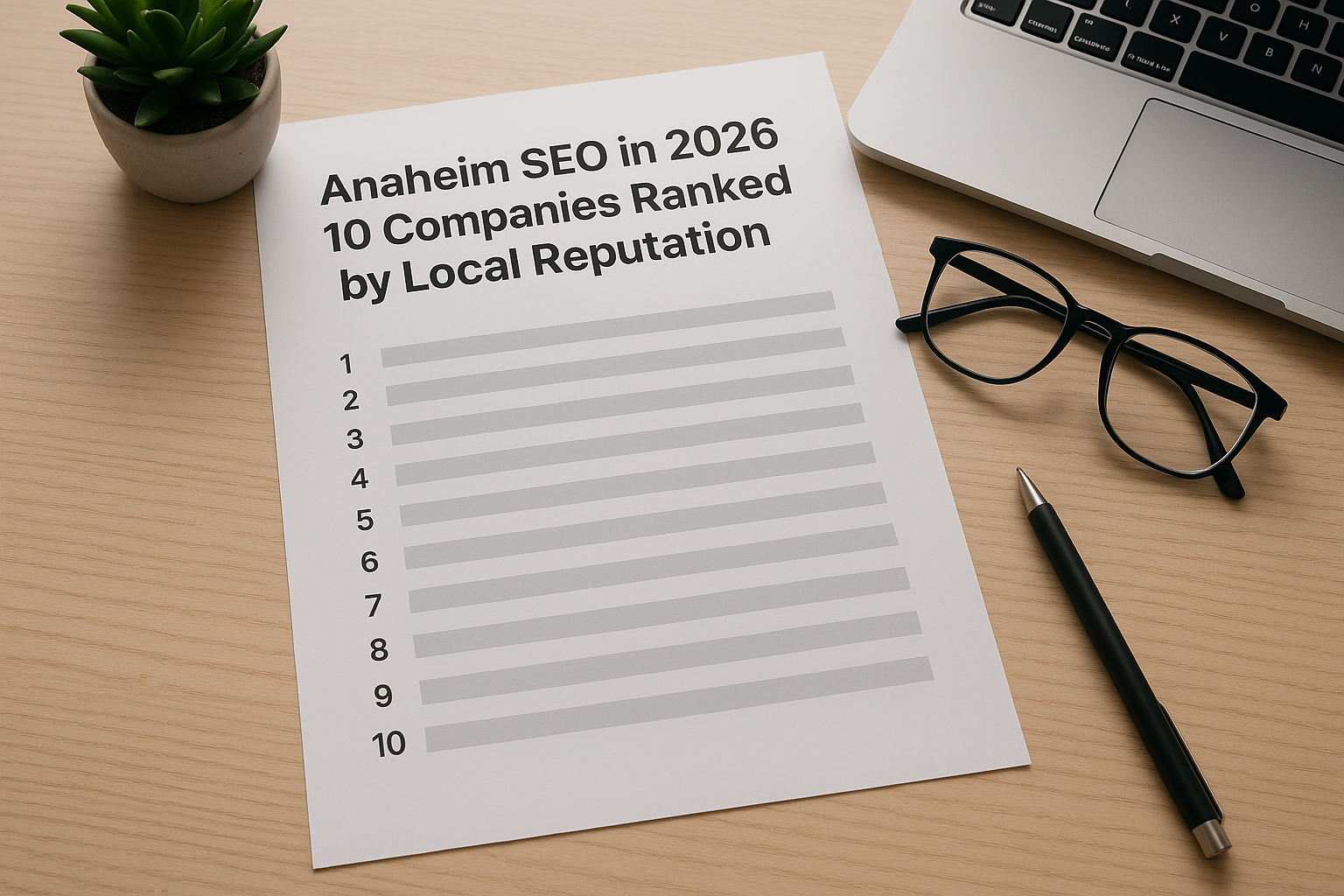 Anaheim SEO in 2026: 10 Companies Ranked by Local Reputation