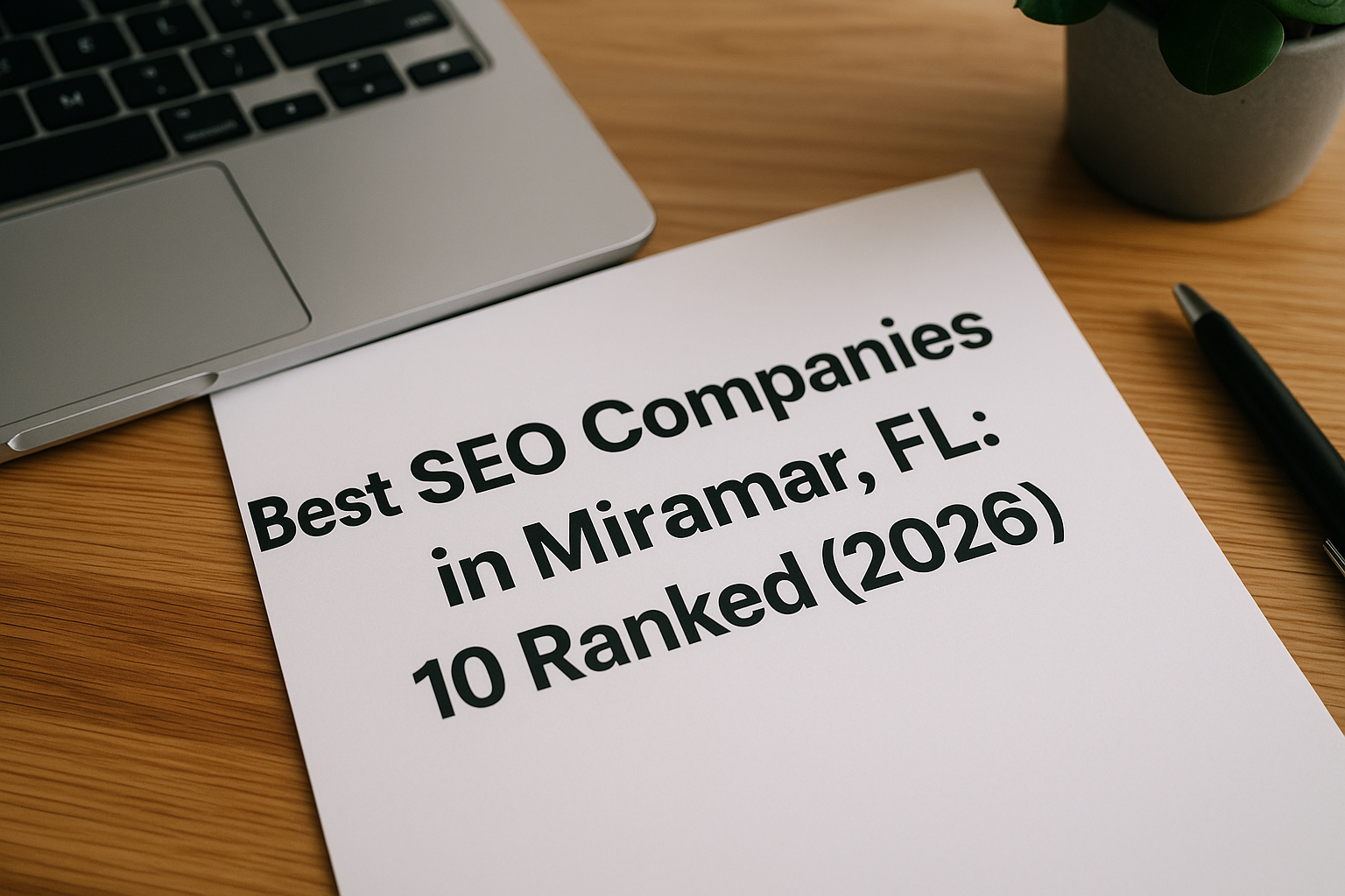 Best SEO Companies in Miramar, FL: 10 Ranked (2026)